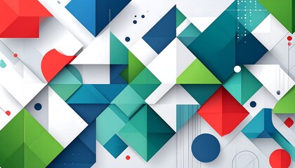 Abstract Geometric Pattern Background.