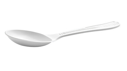 Delicious  white plastic spoon isolated on white background PNG 