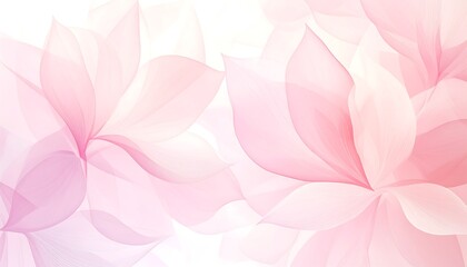 Delicate pink flower petals