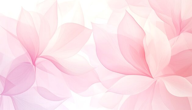 Delicate pink flower petals