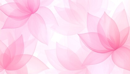 Delicate pink flower design