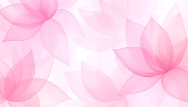Delicate pink flower design