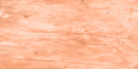 Warm Tangerine Watercolor Brush Stroke Background – Soft Minimal Painted Texture for Posters, Branding, and Elegant Stationery Designs