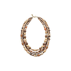 Exotic Tribal Necklace with Natural Shells and Beads