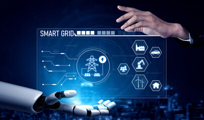 AI optimizes smart grid infrastructure by integrating renewable energy, managing distribution, and...