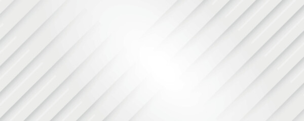 Obraz premium Gray and white diagonal line architecture geometry tech abstract subtle background vector.