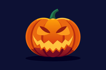 Spooky jack o lantern halloween decoration