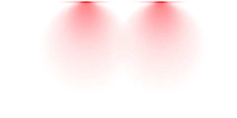 Spot light, neon light, stage lights on white background