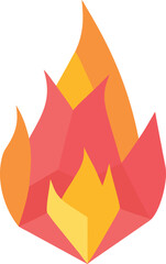 Dynamic abstract background with fiery color gradients