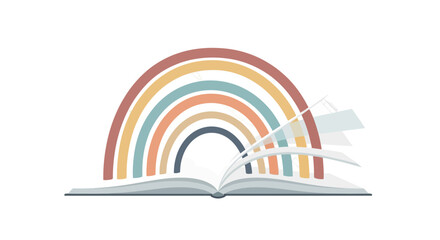 Rainbow of Knowledge: An Open Book Leading to a World of Colorful Learning