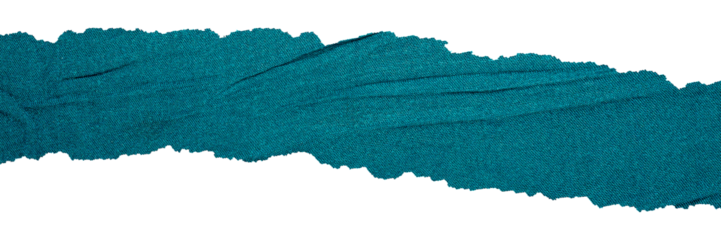 High-Resolution Texture of Blue Fabric with Torn Edges. The Rugged Texture Offers a Strong Visual Aesthetic, Suitable for for Fashion Design, Mockups, Posters and Creative Projects.