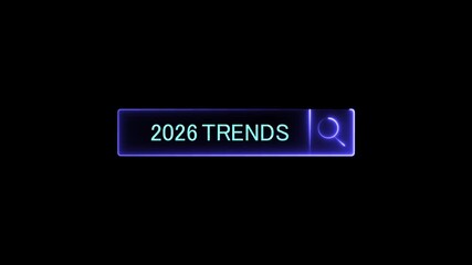 Glith text trends 2026 text indicating future market or societal shifts and predictions