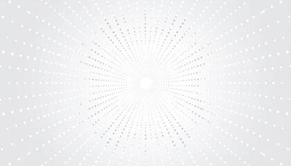 Minimalist Abstract Design Featuring Radial Dots And White Background