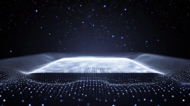 Abstract digital platform - Powered by Adobe