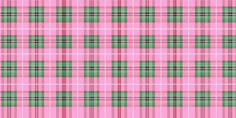Pink and white seamless tartan plaid pattern Vector illustration,  element,  square
