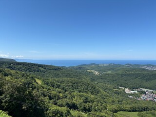 小樽市内の天狗山展望台
