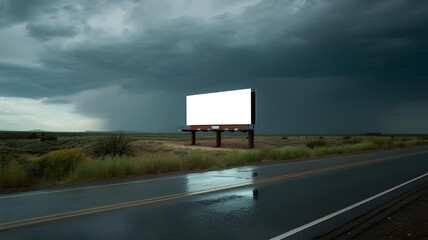 Obraz premium billboard mockup