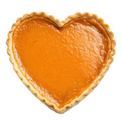 HeartShaped Pumpkin Pie Thanksgiving Dessert Recipe