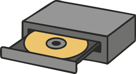 cd driver clipart vector