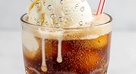 Refreshing Root Beer Float A Classic Summer Treat in a Glass