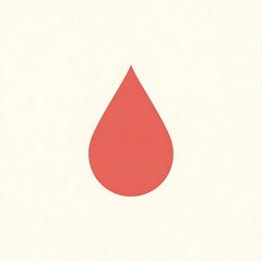 Fototapeta premium A 3D shiny red water drop liquid vector icon design for medical blood donation health symbol illustration