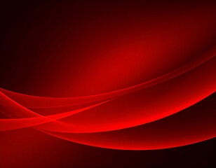Red abstract waves