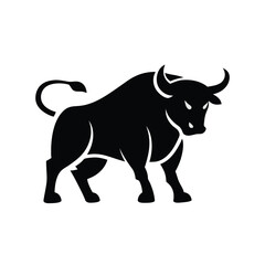 Obraz premium vector illustration of a bull