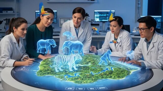 Scientists Collaborate on a Holographic Wildlife Conservation Project