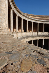 Carlos V palace at the Alhambra in Granada, Spain