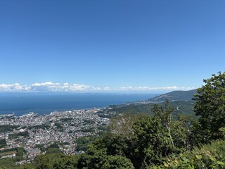 小樽市内の天狗山展望台