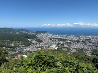 小樽市内の天狗山展望台