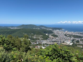 小樽市内の天狗山展望台