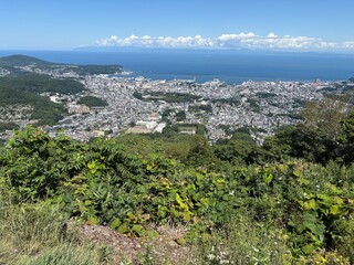 小樽市内の天狗山展望台