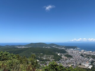 小樽市内の天狗山展望台