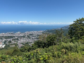 小樽市内の天狗山展望台