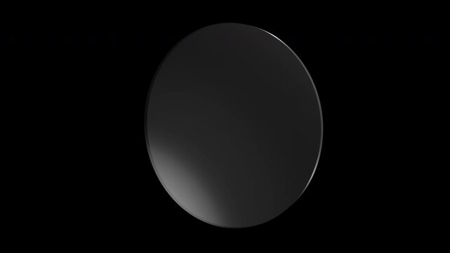Lens for glasses 3D animation of prescription lens eyewear technology video
