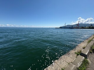 小樽市内の海辺