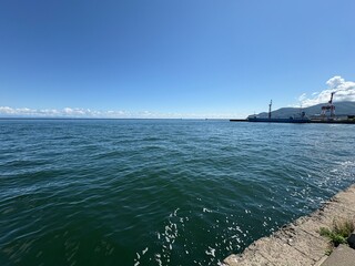 小樽市内の海辺
