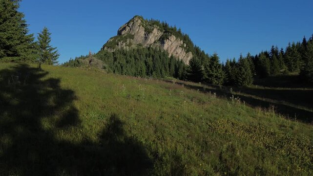 Aerial view drom drone on Mały Rozsutec, Slovakia