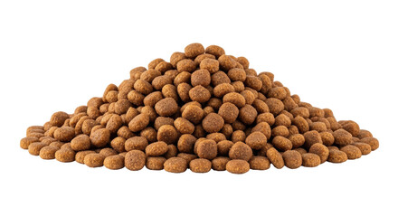 Isolated Pile of Dog Food