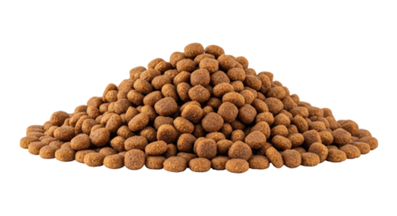 Isolated Pile of Dog Food
