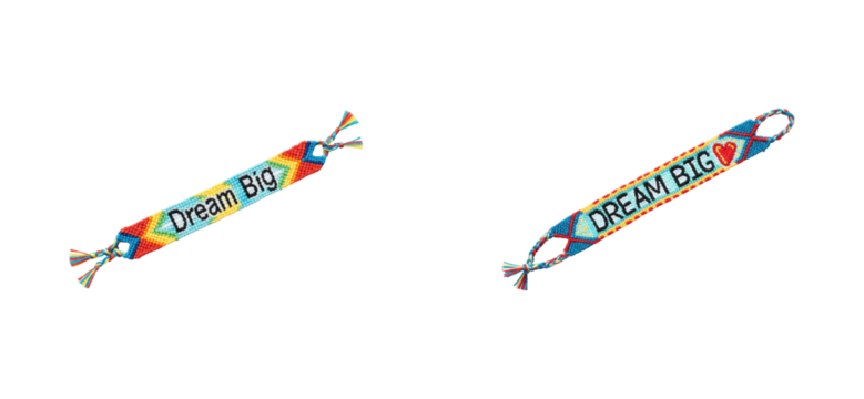 Creative bracelet designing event craft studio jewelry showcase colorful environment overhead inspiring concepts. Cut out set png