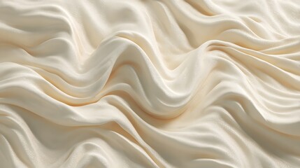 Fototapeta premium Close-up view of luxurious, draped fabric.