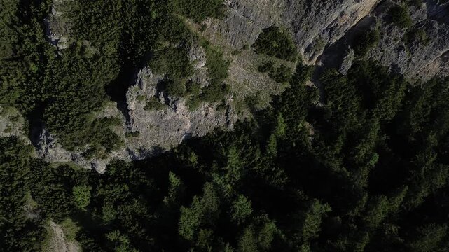 Aerial view drom drone on Mały Rozsutec, Slovakia