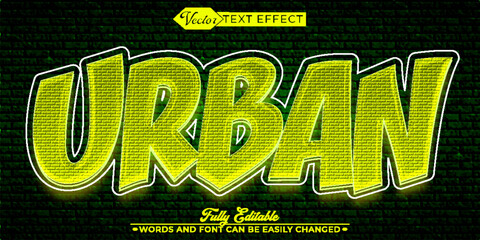  Bold Urban Graffiti Street Vector Fully Editable Smart Object Text Effect