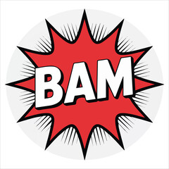 Comic book surprise explosion vector illustration isolated