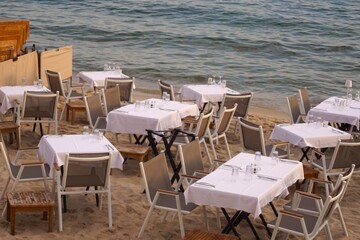 restaurant on the beach