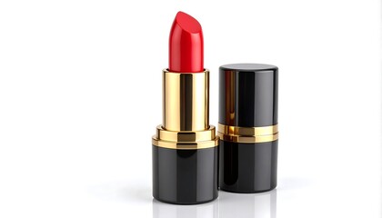 Obraz premium Red lipstick in black case (1)