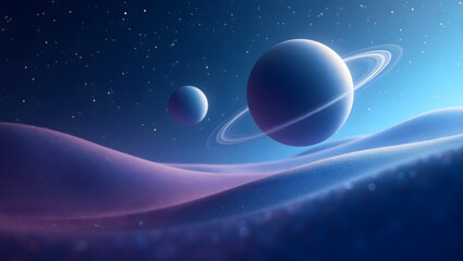 Minimal abstract planet shapes over gradient space.
