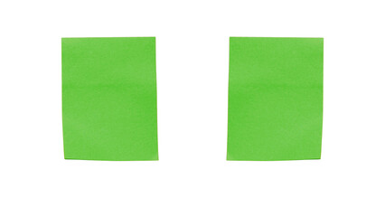 Two Green Rectangles A Simple Study in Shape and Color, Transparent Background.